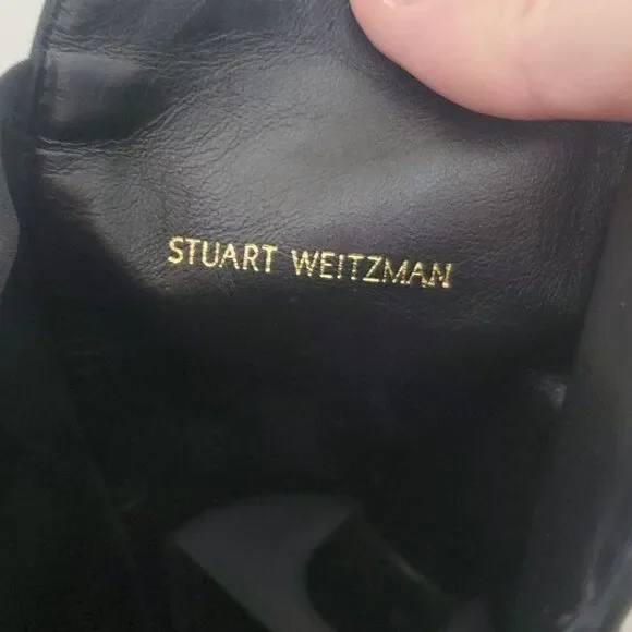 Stuart Weitzman Black Heeled Boots - Picture 4 of 9